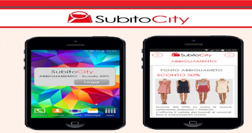 App SubitoCity per tutte le attivita'